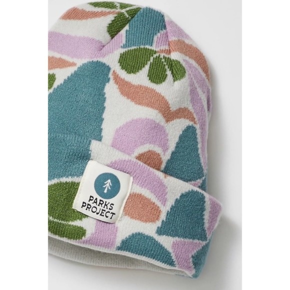 Free People x Parks Project Zion Narrows Intarsia Beanie - Picture 2 of 6